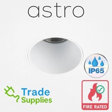 Astro 6W Round LED Indoor Outdoor Spot Light Downlight Recessed Matt White 2700K
