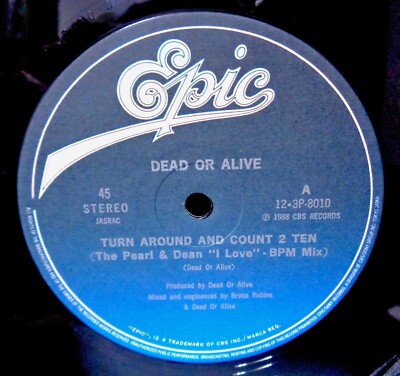 DEAD OR ALIVE TURN AROUND AND COUNT 2 TEN 1988 EPIC 12-3P