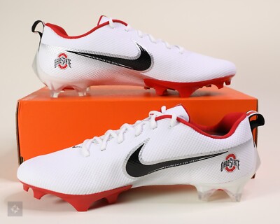 Nike Vapor Edge Speed 360 Ohio State White Red Football Cleats