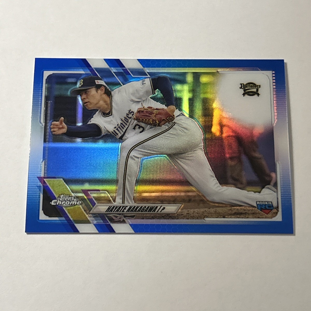 Hayate Nakagawa 2021 Topps Chrome NPB RC #49 Nippon Pro Blue Hayate Nakagawa 2021 Topps Chrome NPB RC #49 Nippon Pro Blue