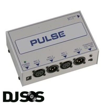 Pulse PH-PSU DUAL Phantomspeisung für Kondensator Mikrofon 48V Studio Live