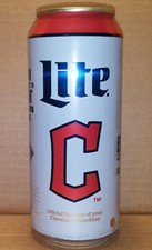 Cleveland Guardians 16 oz. Miller Lite beer can 2024 Ohio MLB Baseball - EMPTY