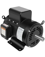 Air Compressor Electric Motor 3 HP 184T Frame 1750 RPM 1 Phase 208/230V ODP