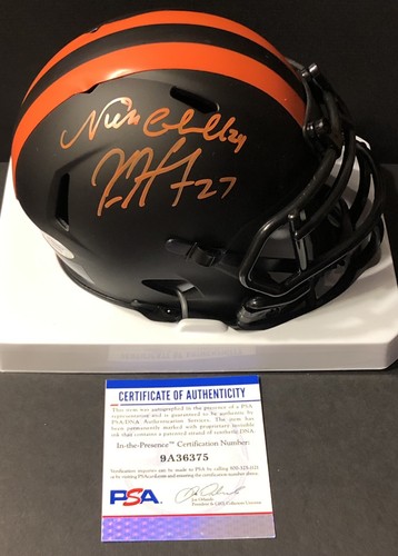 Nick Chubb Kareem Hunt Dual Signed 