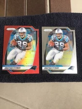 RARE "RED PRIZM" SSP JONATHAN STEWART CARD# 45