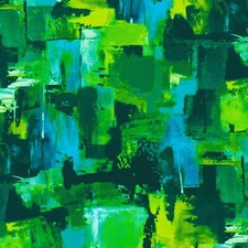 Wishwell By Robert Kaufman - Color Wheel - Abstract - Jungle, Fabric BTY