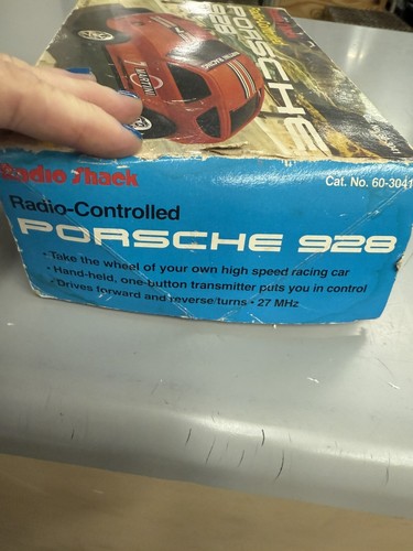 Radio Shack Radio-Controlled RC Porsche 928 60-3041 1980 1/24 Scale Tested Works - Picture 15 of 17