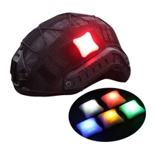 Tactical Silicone Helmet Light Outdoor Safety Survival Cycling Signal Flash Lamp