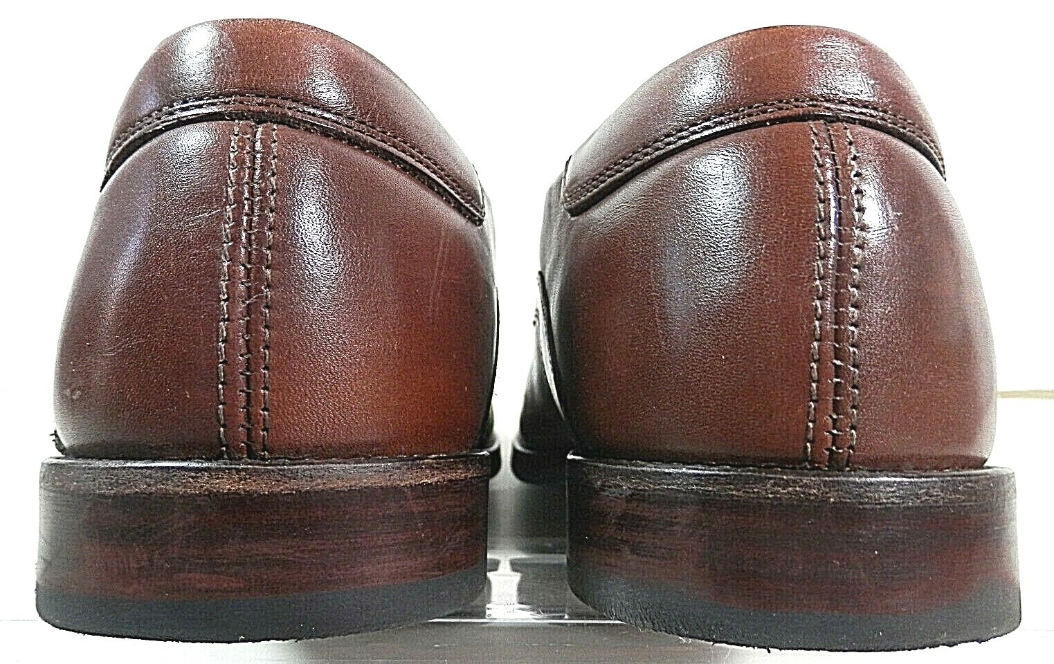 SAOLA Scarpe Oxford stringate Johnston Murphy da uomo in pelle di pecora con punta a cappuccio marrone 10 M