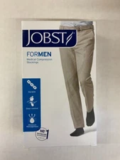 Jobst 115408 For Men Black 20-30 mmHg Small Thigh CT Compression Stockings NEW