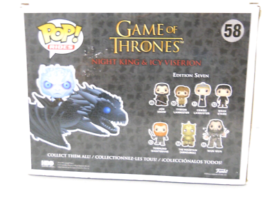 Funko POP! Game Of Thrones #58 NIGHT KING & ICY VISERION Bobbles