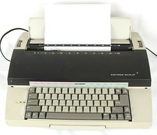 Vintage Sears Electronic Scholar Electric Portable Typewriter Model 161 VTG thumbnail