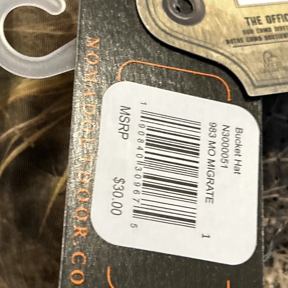 NOMAD Camo Bucket Hat Hunting Fishing NWT - Image 4 of 4