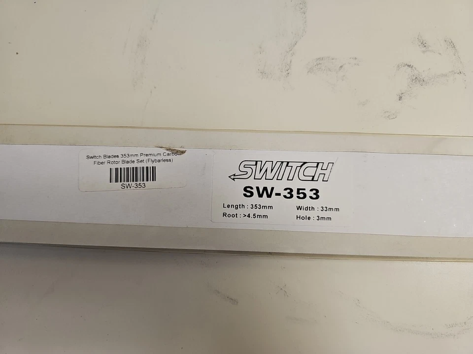 Vintage Switch Bledes 353mm Rotor Blade Set - Image 2 of 2