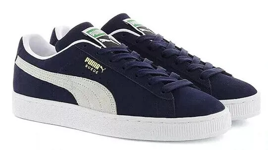 llenar suspensión collar PUMA SUEDE CLASSIC MEN&#039;S PEACOAT-PUMA WHITE 374915 04 | eBay