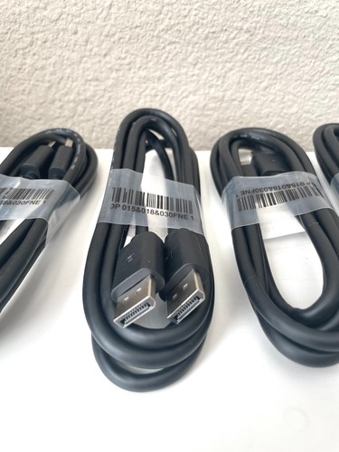 Lot 5 Pack - DisplayPort DP to DP Display Port Male 4K HD Cable 6Ft 2m Dell - Picture 4 of 5