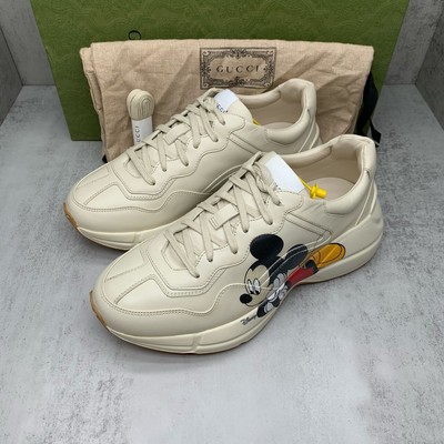 Gucci x Disney Rhyton Vintage Clunky Shoes 601370-DRW00-9522 US8 Men