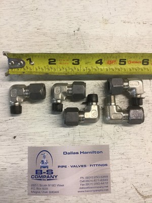 Parker CPI 6-2 CBZ-SS 3/8'' Tube X 1/8'' MNPT (Lot of 1) Tube Fittings