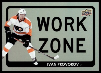 2021-22 Upper Deck Work Zone Ivan Provorov Philadelphia Flyers #WZ-35