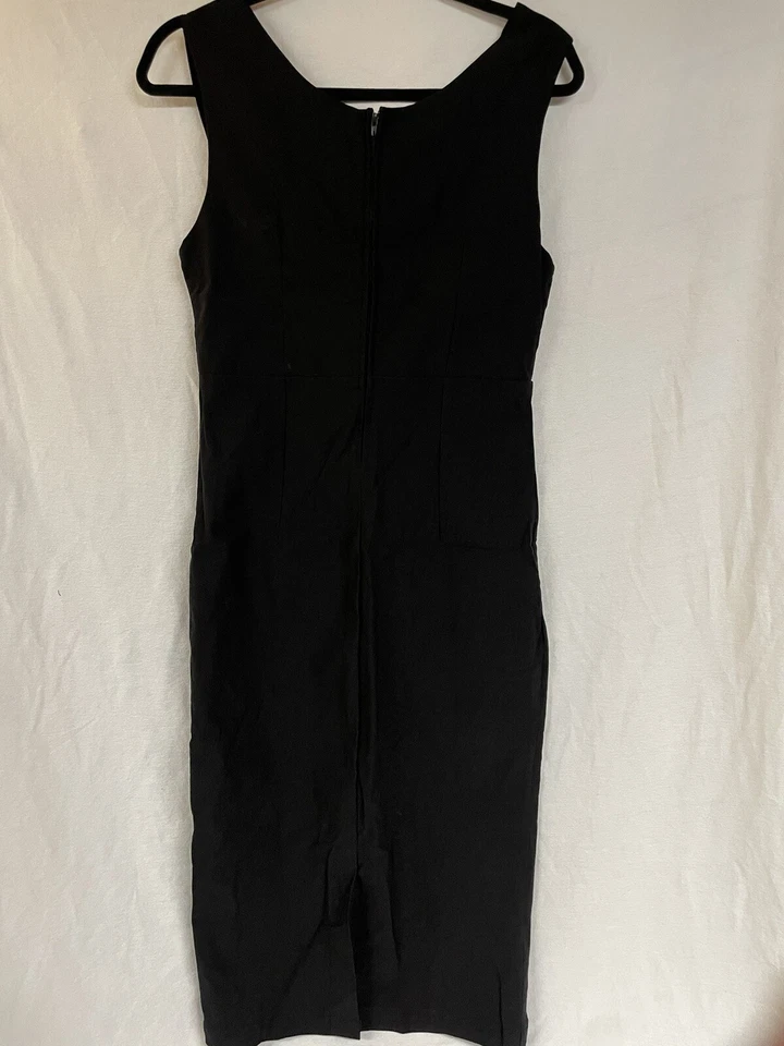 ModCloth x Rock Steady Black 2X Wiggle Dress (not Plus. Fits Like Large!) - Image 2 of 4
