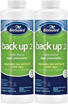 BioGuard Back Up 2-1 Quart, Pack of 2, Proven Effective Algae Preventative