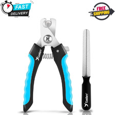 Pet Dog Cat Stainless Steel Professional Nail Toe Trimmer Clipper Grooming Tool