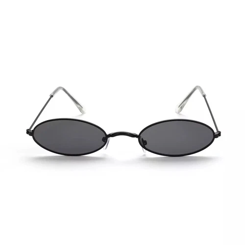 Fashion Retro Small Oval Sunglasses Vintage Shades Sun Glasses Men Women - Picture 3 of 20