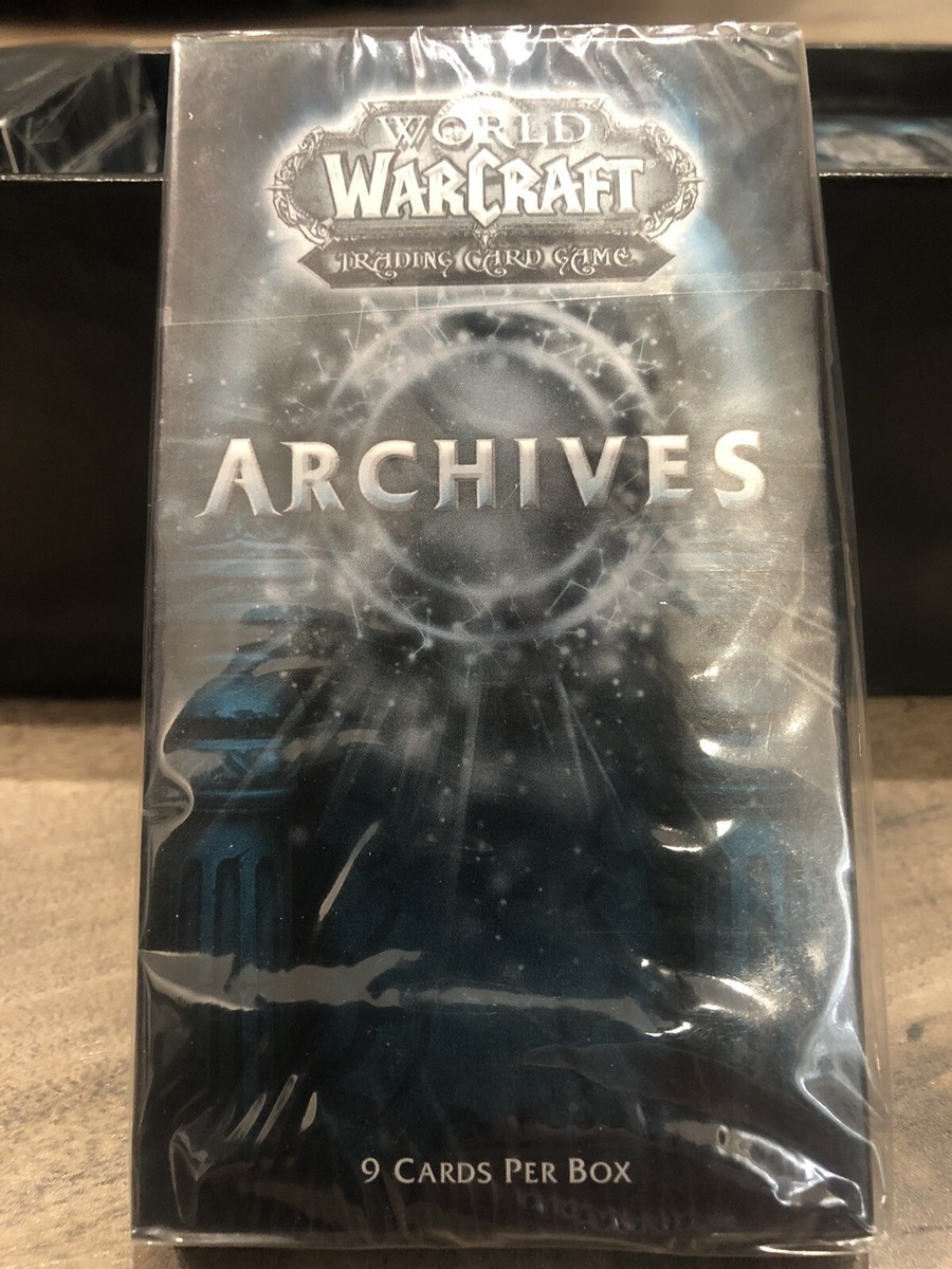 WOW TCG Archives Booster Pack *Factory Sealed Cryptozoic World of Warcraft