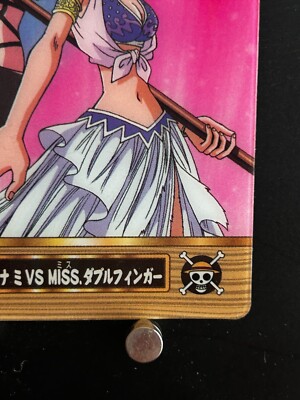 Nami Zala Doublefinger ONE PIECE Plastic Card BANDAI #43 Japanese
