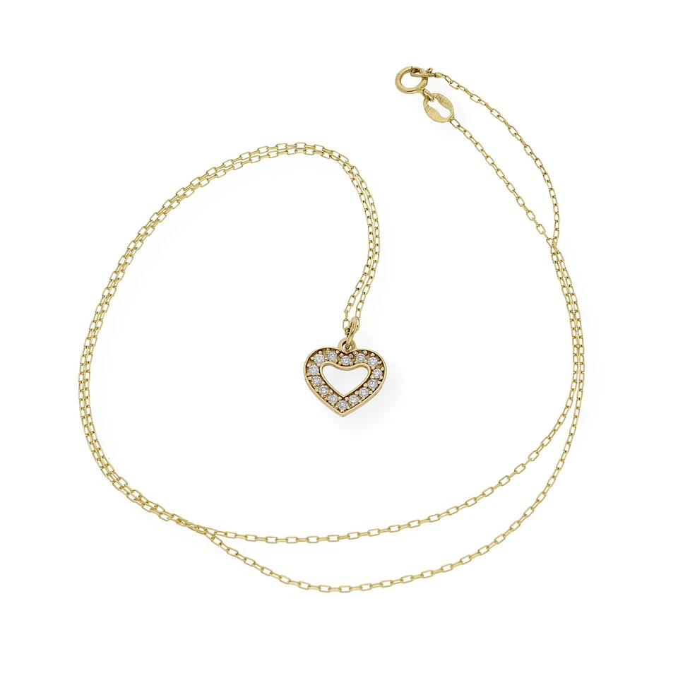 Colgante Corazón Diamantes en Oro 18 kt Complementos de Mujer Joyería de Moda - Imagen 4 de 4