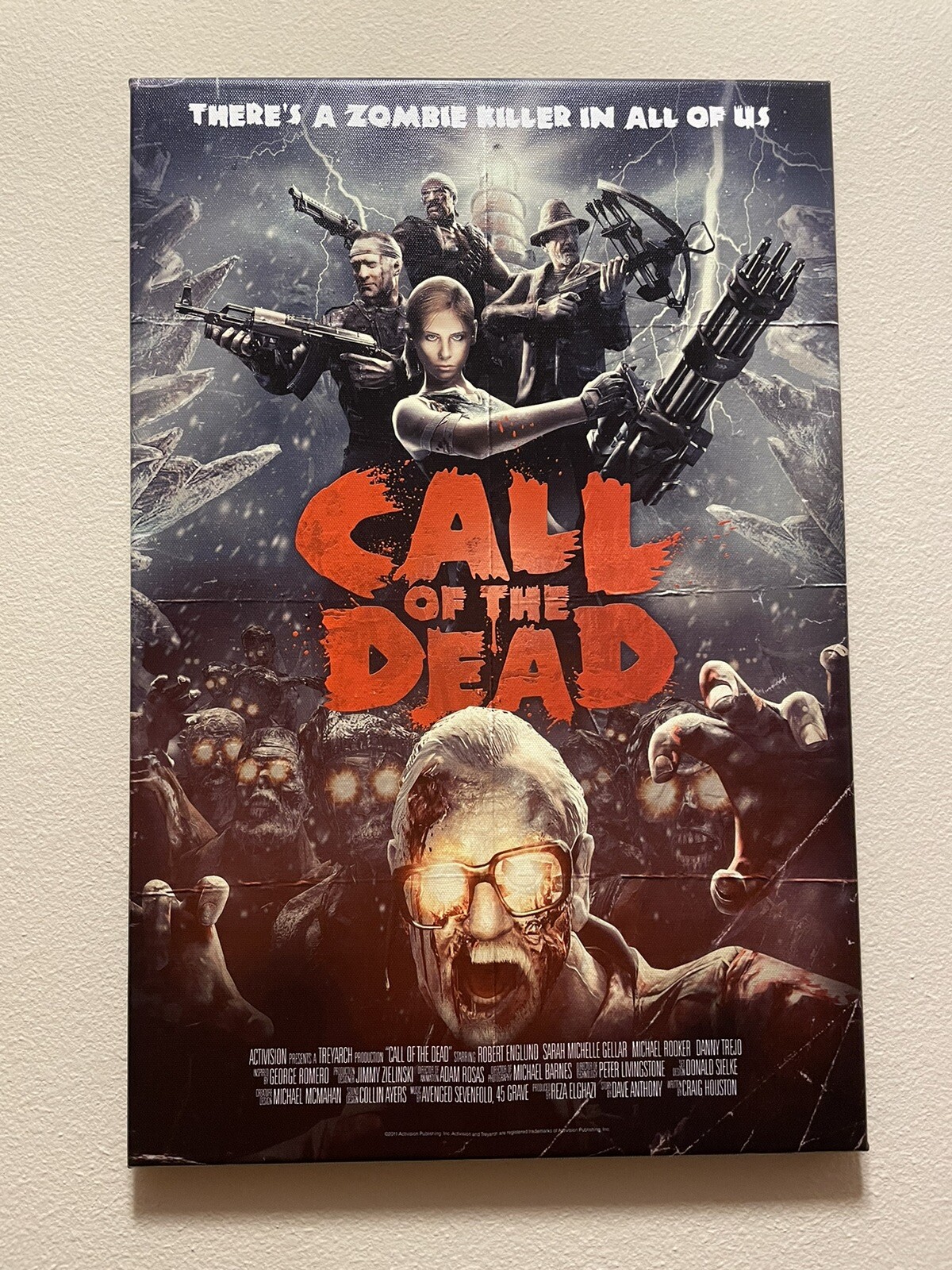 Call Of Duty ZOMBIES CANVAS WALL ART Call Of The dead