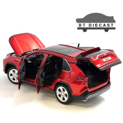 MIJO EXCLUSIVES TOYOTA RAV4 HYBIRD XSE 1/24 DIECAST CAR METALLIC