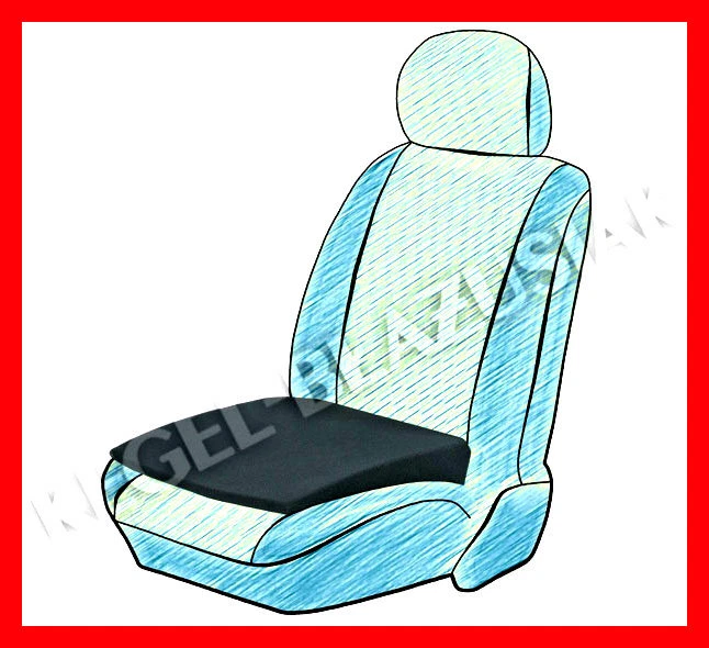 SEAT SUPPORT WEDGE HEIGHT BOOSTER CAR CUSHION ADULT black eBay