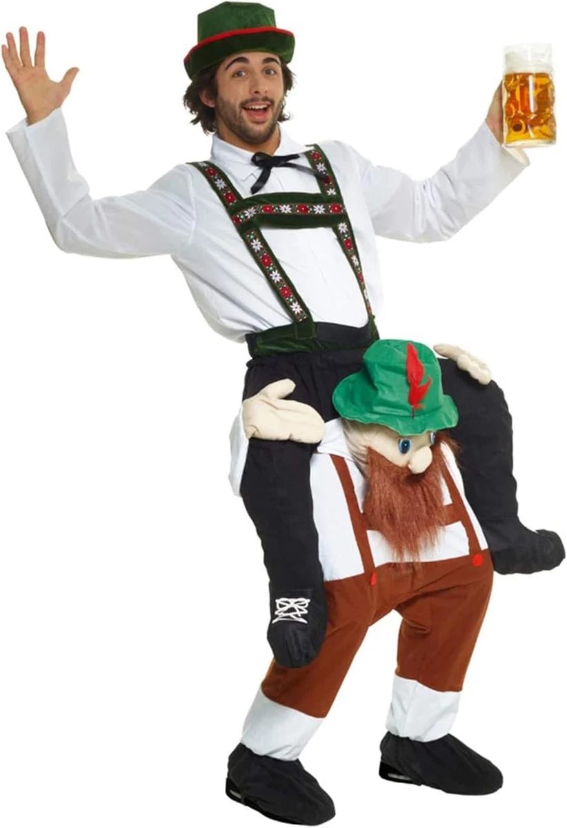 BaronHong Costume Da Oktoberfest Bavarese Tedesco Per Uomo Halloween Dress Up Party And Beer Festival Nero Nero Xl 106711351