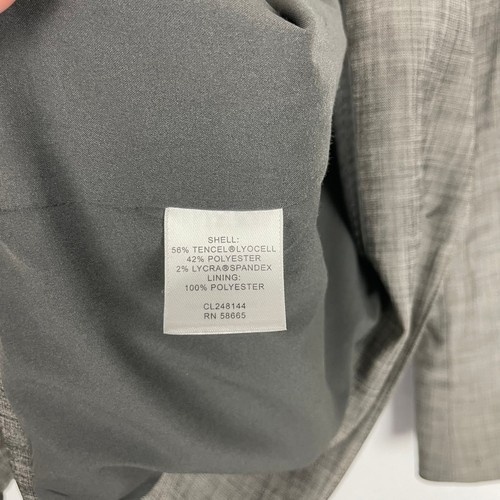 Classiques Entier 6 Women's Gray & Black Blend Single Button Blazer Jacket - Picture 9 of 10