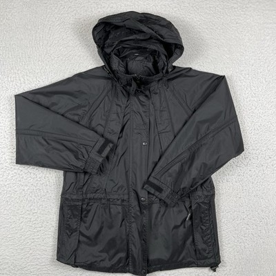 Helly Hansen Jacket Womens Small Black Helly Tech Hooded Travel Outdoors