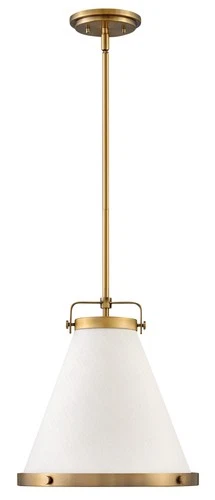 Hinkley Lighting 4997 Lexi 1 Light 14"W Pendant - Brass - Picture 4 of 10