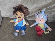 Ty Beanie Babies Dora The Explorer 6" Nick Jr. Boots Diego