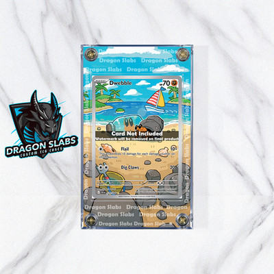 Pokemon Dwebble 129/086 IR Black Bolt Extended Art Case