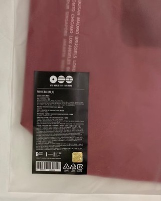 BTS ARIRANG Fabric Bag Official Pop-Up Store Limited Merchandise