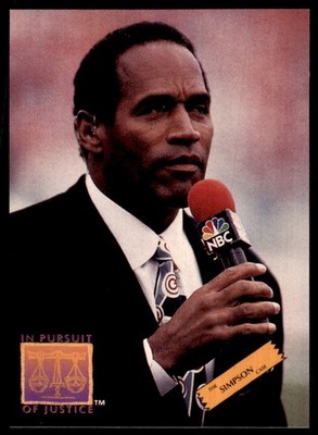 1994 INTERLINK O.J. AT NBC ''IN PURSUIT OF JUSTICE'' #13