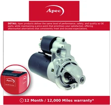 APEC Starter Motor for BMW 3-series e30. 5-series e28! ASM1356