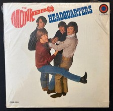 THE MONKEES Headquarters LP Vinyl 1967 Colgems Records COM-103 Shrink Wrap EX