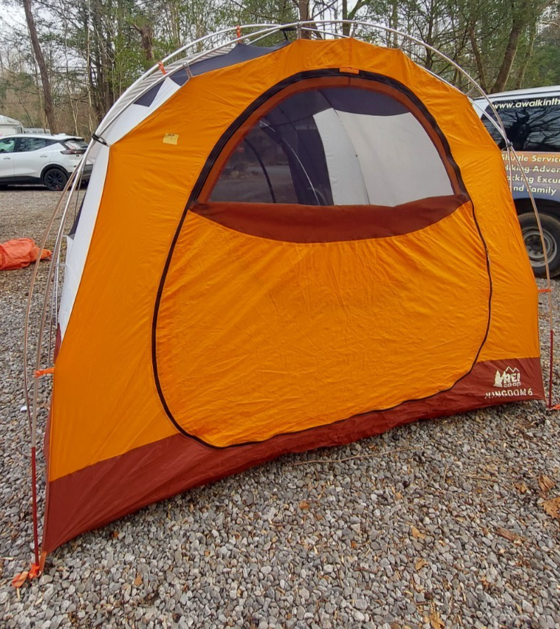 USED REI Kingdom 6 Tent Rainfly Included Camping Glamping | eBay