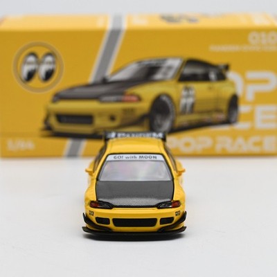 Pop Race 1:64 Pandem Civic EG6 Mooneyes #010 Enigma Exclusive