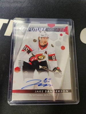 2022-23 SPA - Jake Sanderson #144 - Future Watch Auto /999 - Ottawa Senators