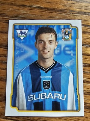 Merlin Premier League 99 Sticker - Willie Boland - Opta Index Statistiken - Coventry