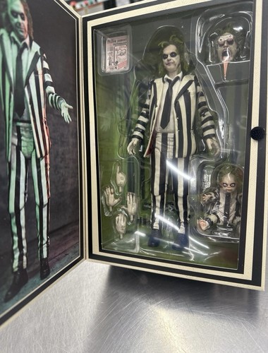 NECA Beetlejuice Beetlejuice striped suit Ultimate Figure (In hand) Ships Fast