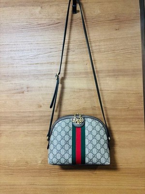 GUCCI Shoulder bag Ophidia GG canvas leather Authentic From Japan