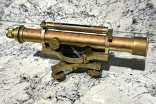 STANLEY LONDON Brass Theodolite UK Antique Surveyor's Instrument Early 1900's